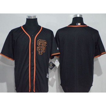 Giants Blank Black New Cool Base Alternate Stitched MLB Jersey Giants Blank Black New Cool Base Alternate Stitched MLB Jersey