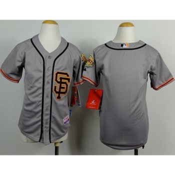 Giants Blank Grey Road 2 Cool Base Stitched Youth MLB Jersey Giants Blank Grey Road 2 Cool Base Stitched Youth MLB Jersey
