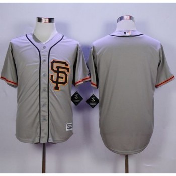 Giants Blank Grey Road 2 New Cool Base Stitched MLB Jersey Giants Blank Grey Road 2 New Cool Base Stitched MLB Jersey
