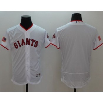 Giants Blank White Fashion Stars & Stripes Flexbase Authentic Stitched MLB jerseys Giants Blank White Fashion Stars & Stripes Flexbase Authentic Stitched MLB jerseys