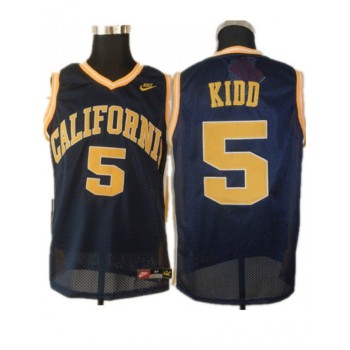 Golden Bears #5 Jason Kidd Blue Basketball Stitched NCAA Jersey Golden Bears #5 Jason Kidd Blue Basketball Stitched NCAA Jersey