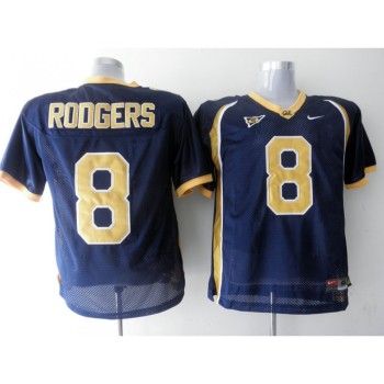 Golden Bears #8 Aaron Rodgers Blue Stitched NCAA Jersey Golden Bears #8 Aaron Rodgers Blue Stitched NCAA Jersey