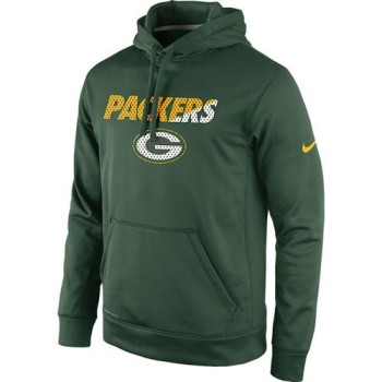 Green Bay Packers Kick Off Staff Performance Pullover Hoodie Green