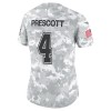 Women's Dallas Cowboys Dak Prescott Nike Arctic Camo 2024 Salute to Service Limited Jersey