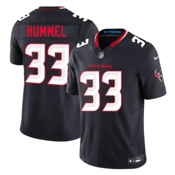 Men's Houston Texans #33 Jake Hummel Navy 2026 NFL Draft Vapor F.U.S.E. Limited Jersey Men's Houston Texans #33 Jake Hummel Navy 2026 NFL Draft Vapor F.U.S.E. Limited Jersey