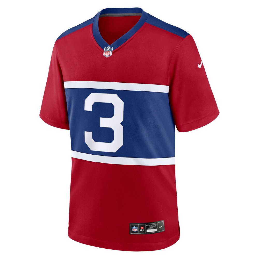 Men's New York Giants Deonte Banks Century Red Alternate Player Game Jersey Men's New York Giants Deonte Banks Century Red Alternate Player Game Jersey