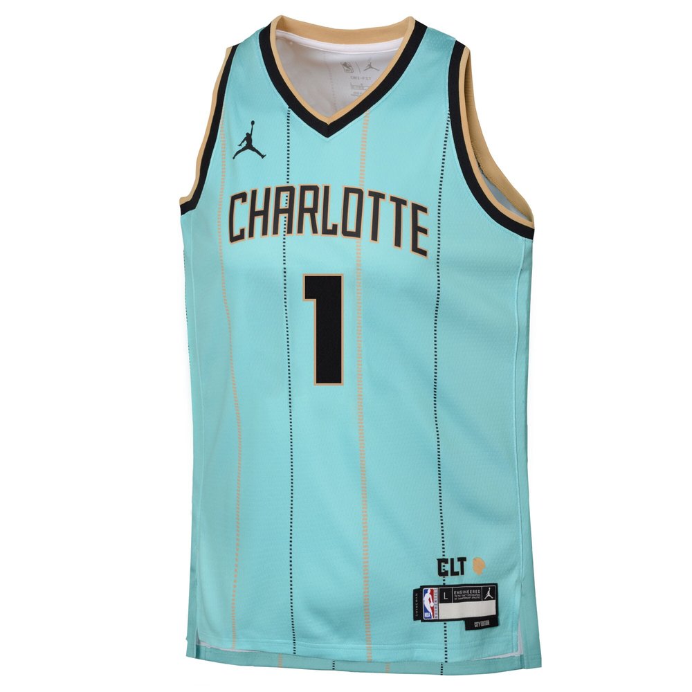 Youth Charlotte Hornets LaMelo Ball Mint 2024/25 Swingman Player Jersey - City Edition Youth Charlotte Hornets LaMelo Ball Mint 2024/25 Swingman Player Jersey - City Edition
