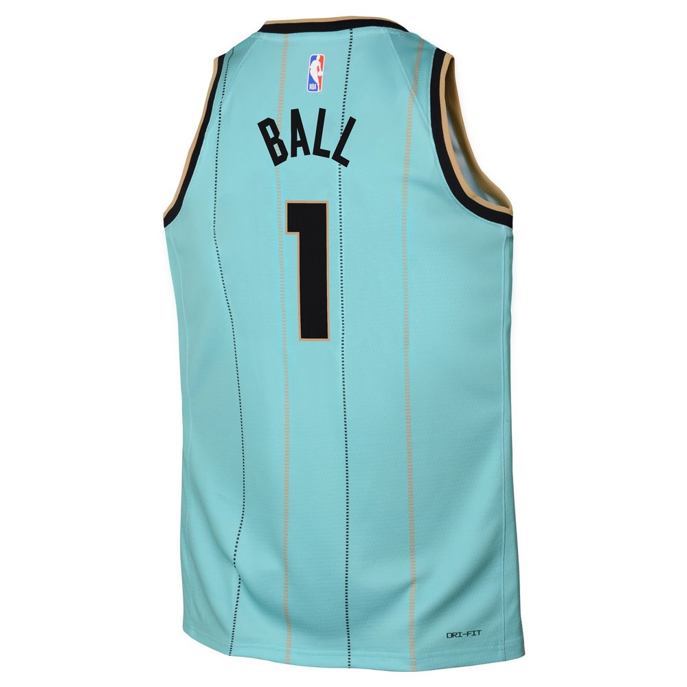 Youth Charlotte Hornets LaMelo Ball Mint 2024/25 Swingman Player Jersey - City Edition Youth Charlotte Hornets LaMelo Ball Mint 2024/25 Swingman Player Jersey - City Edition
