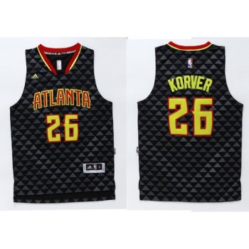 Hawks #26 Kyle Korver Black Swingman Stitched NBA Jersey Hawks #26 Kyle Korver Black Swingman Stitched NBA Jersey