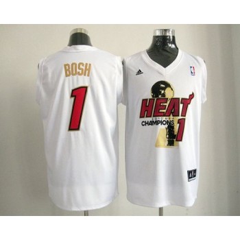 Heat #1 Chris Bosh White 2012 NBA Champions Stitched NBA Jersey Heat #1 Chris Bosh White 2012 NBA Champions Stitched NBA Jersey