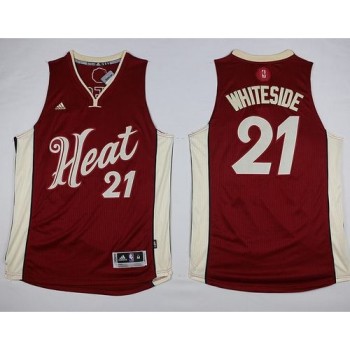 Heat #21 Hassan Whiteside Red 2015-2016 Christmas Day Stitched NBA Jersey Heat #21 Hassan Whiteside Red 2015-2016 Christmas Day Stitched NBA Jersey