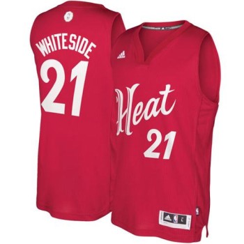 Heat #21 Hassan Whiteside Red 2016-2017 Christmas Day Stitched NBA Jersey Heat #21 Hassan Whiteside Red 2016-2017 Christmas Day Stitched NBA Jersey