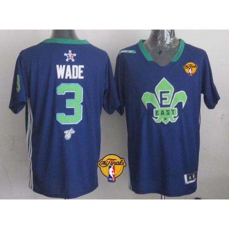 Heat #3 Dwyane Wade Navy Blue 2014 All Star Finals Patch Stitched NBA Jersey Heat #3 Dwyane Wade Navy Blue 2014 All Star Finals Patch Stitched NBA Jersey