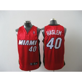 Heat #40 Udonis Haslem Red Stitched NBA Jersey Heat #40 Udonis Haslem Red Stitched NBA Jersey