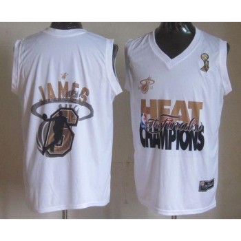 Heat #6 LeBron James White 2013 NBA Finals Champions Stitched NBA Jersey Heat #6 LeBron James White 2013 NBA Finals Champions Stitched NBA Jersey