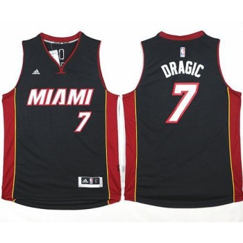 Heat #7 Goran Dragic Black Stitched NBA Jersey Heat #7 Goran Dragic Black Stitched NBA Jersey