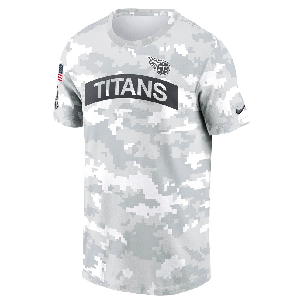 Men's Tennessee Titans Arctic Camo 2024 Salute To Service Performance T-Shirt