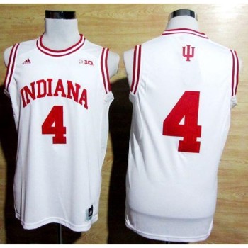 Hoosiers #4 Victor Oladipo White Big 10 Patch Basketball Stitched NCAA Jersey Hoosiers #4 Victor Oladipo White Big 10 Patch Basketball Stitched NCAA Jersey