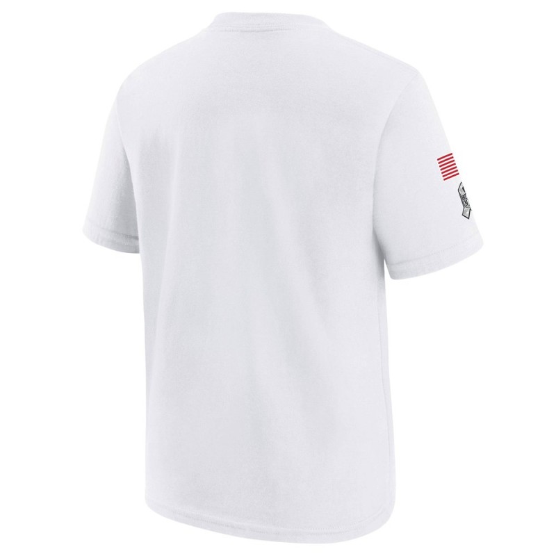 Youth Minnesota Vikings White 2024 Salute To Service T-Shirt Youth Minnesota Vikings White 2024 Salute To Service T-Shirt