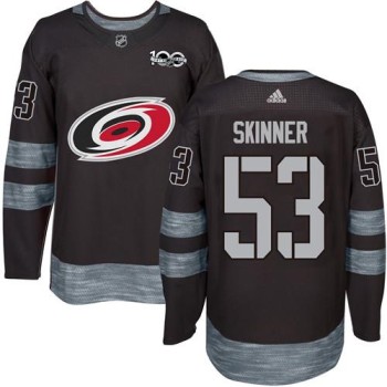 Hurricanes #53 Jeff Skinner Black 1917-2017 100th Anniversary Stitched NHL Jersey Hurricanes #53 Jeff Skinner Black 1917-2017 100th Anniversary Stitched NHL Jersey