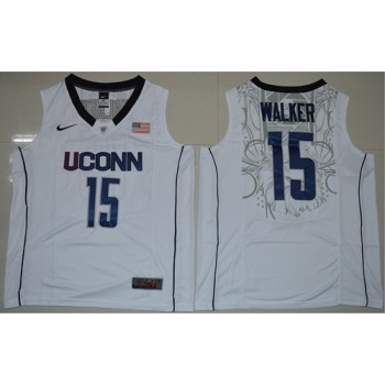 Huskies #15 Kemba Walker White Basketball Stitched NCAA Jersey Huskies #15 Kemba Walker White Basketball Stitched NCAA Jersey