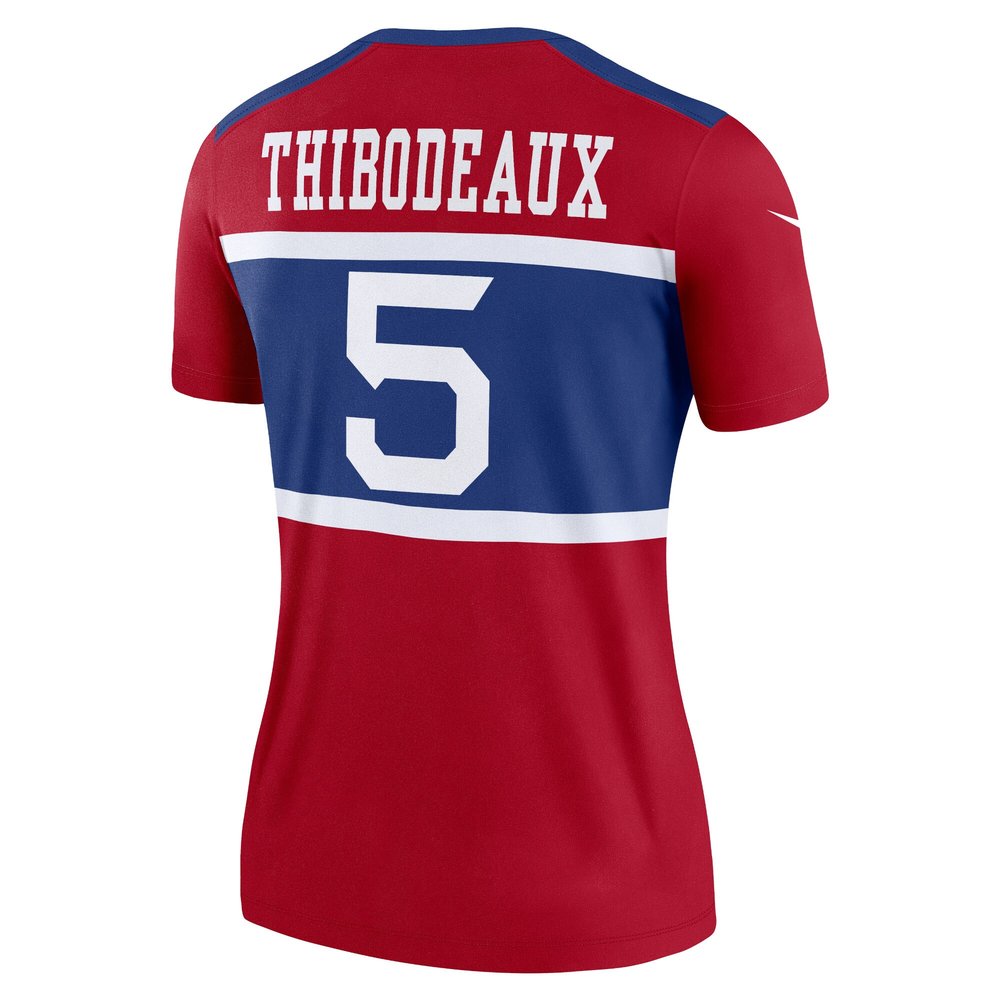 Women's New York Giants Kayvon Thibodeaux Century Red Alternate Legend Player Jersey Women's New York Giants Kayvon Thibodeaux Century Red Alternate Legend Player Jersey