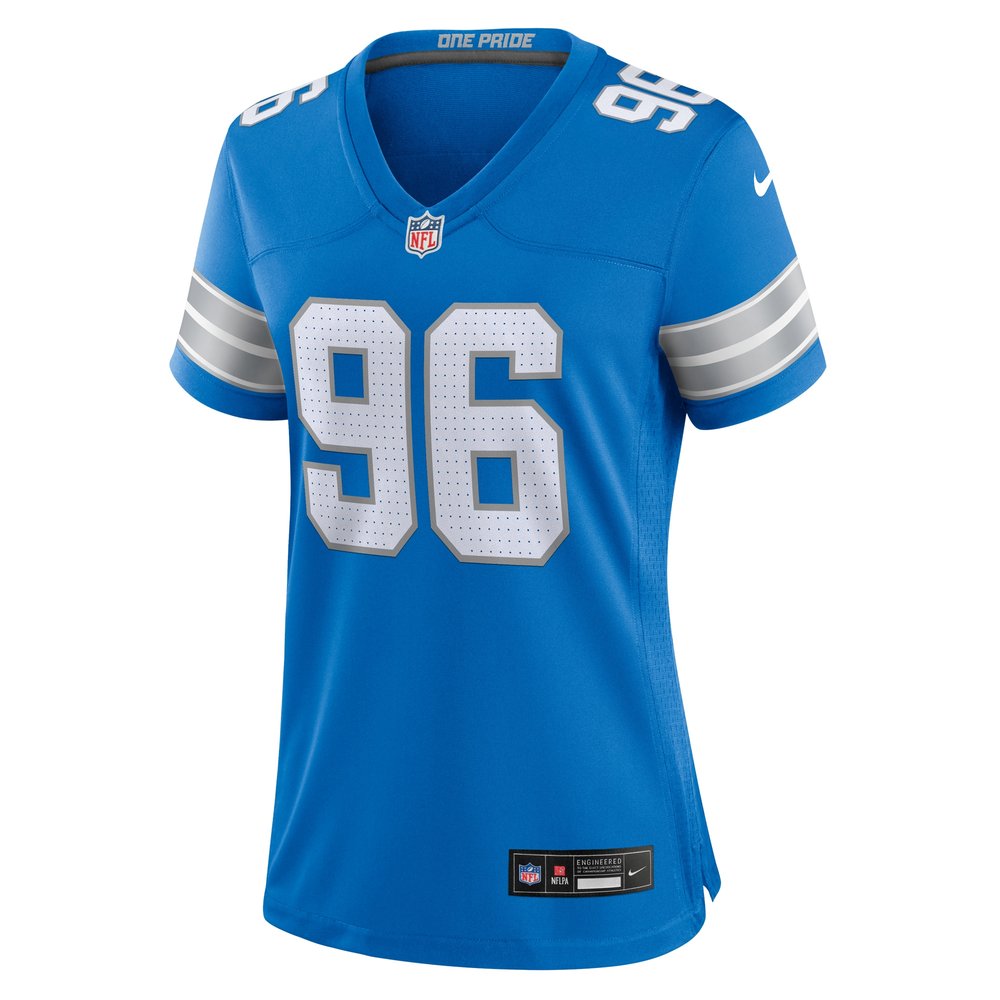 Women's Detroit Lions Kyle Peko  Blue Game Jersey Women's Detroit Lions Kyle Peko  Blue Game Jersey