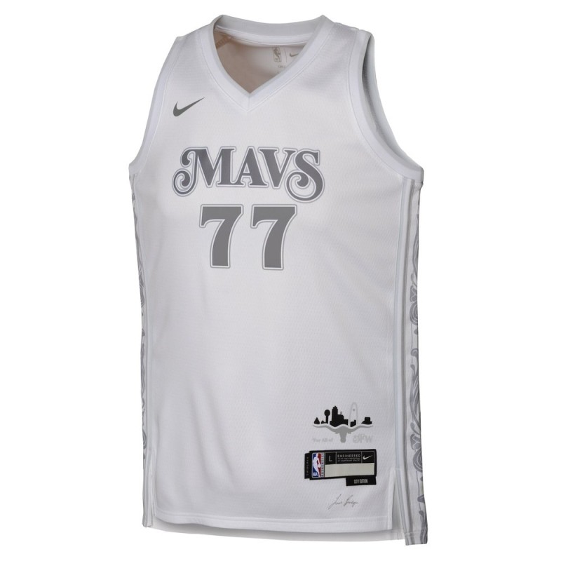 Youth Dallas Mavericks Luka Don?i? Nike White 2024/25 Swingman Player Jersey - City Edition Youth Dallas Mavericks Luka Don?i? Nike White 2024/25 Swingman Player Jersey - City Edition