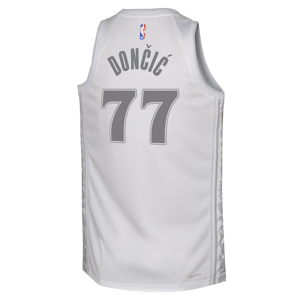Youth Dallas Mavericks Luka Don?i? White 2024/25 Swingman Player Jersey - City Edition Youth Dallas Mavericks Luka Don?i? White 2024/25 Swingman Player Jersey - City Edition