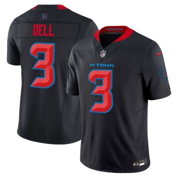 Men's Houston Texans #3 Tank Dell Navy 2024 2nd Alternate F.U.S.E Vapor Stitched jersey Men's Houston Texans #3 Tank Dell Navy 2024 2nd Alternate F.U.S.E Vapor Stitched jersey