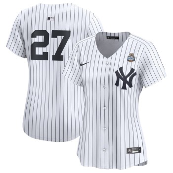 Women's New York Yankees #27 Giancarlo Stanton White 2024 World Series Limited Player Jersey Women's New York Yankees #27 Giancarlo Stanton White 2024 World Series Limited Player Jersey