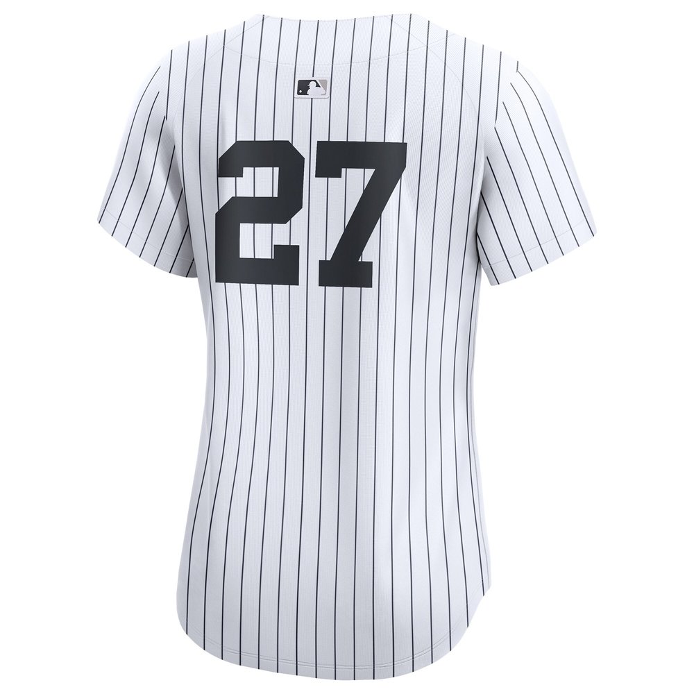 Women's New York Yankees #27 Giancarlo Stanton White 2024 World Series Limited Player Jersey