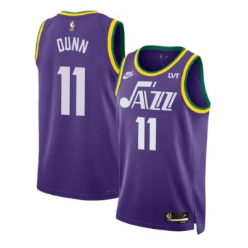 Men's Utah Jazz #11 Kris Dunn Purple 2023 Classic Edition Stitched Basketball Jersey Men's Utah Jazz #11 Kris Dunn Purple 2023 Classic Edition Stitched Basketball Jersey