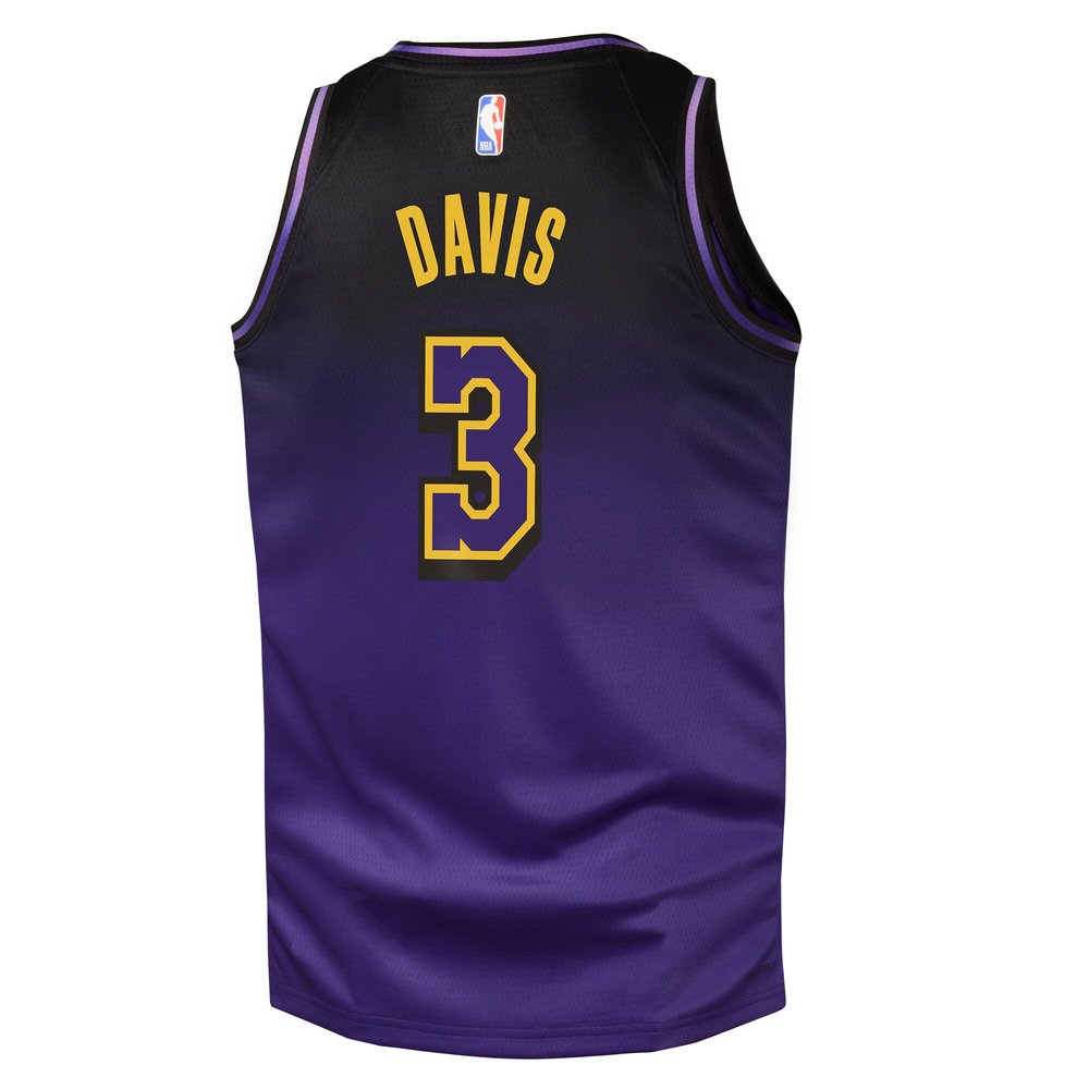 Youth Los Angeles Lakers #3 Anthony Davis Purple 2024/25 Swingman Player City Edition Jersey Youth Los Angeles Lakers #3 Anthony Davis Purple 2024/25 Swingman Player City Edition Jersey
