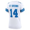 Women's Detroit Lions Amon-Ra St. Brown Nike White White Game Jersey