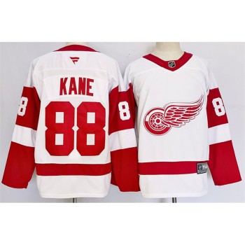 Men's Detroit Red Wings #88 Patrick Kane White 2024-25 Stitched Premium Jersey Men's Detroit Red Wings #88 Patrick Kane White 2024-25 Stitched Premium Jersey