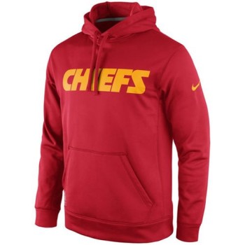 Kansas City Chiefs KO Wordmark Performance Hoodie Red Kansas City Chiefs KO Wordmark Performance Hoodie Red