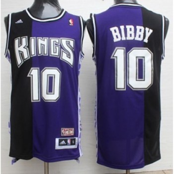 Kings #10 Mike Bibby Purple/Black Throwback Stitched NBA Jersey Kings #10 Mike Bibby Purple/Black Throwback Stitched NBA Jersey