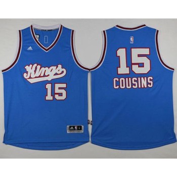 Kings #15 DeMarcus Cousins New Light Blue Stitched NBA Jersey Kings #15 DeMarcus Cousins New Light Blue Stitched NBA Jersey