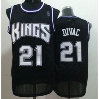 Kings #21 Vlade Divac Black Throwback Stitched NBA Jersey Kings #21 Vlade Divac Black Throwback Stitched NBA Jersey