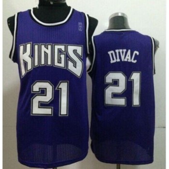 Kings #21 Vlade Divac Purple Throwback Stitched NBA Jersey Kings #21 Vlade Divac Purple Throwback Stitched NBA Jersey