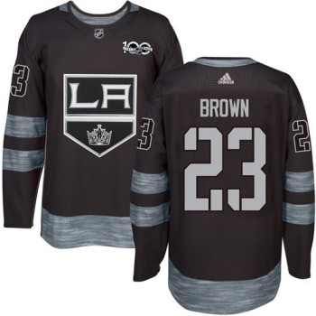 Kings #23 Dustin Brown Black 1917-2017 100th Anniversary Stitched NHL Jersey Kings #23 Dustin Brown Black 1917-2017 100th Anniversary Stitched NHL Jersey