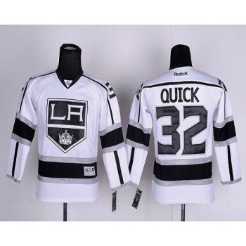 Kings #32 Jonathan Quick White Road Stitched Youth NHL Jersey Kings #32 Jonathan Quick White Road Stitched Youth NHL Jersey