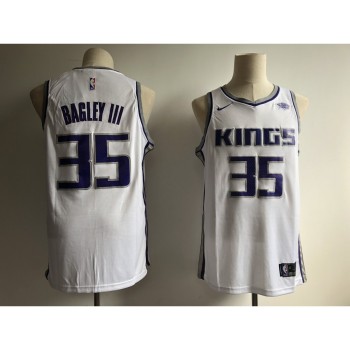Kings #35 Marvin Bagley III White Authentic Stitched Jersey Kings #35 Marvin Bagley III White Authentic Stitched Jersey