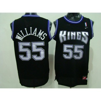 Kings #55 Jason Williams Stitched Black NBA Jersey Kings #55 Jason Williams Stitched Black NBA Jersey