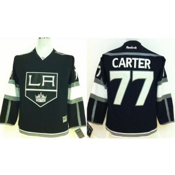 Kings #77 Jeff Carter Black Home Stitched Youth NHL Jersey Kings #77 Jeff Carter Black Home Stitched Youth NHL Jersey