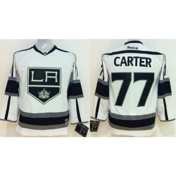 Kings #77 Jeff Carter White Road Stitched Youth NHL Jersey Kings #77 Jeff Carter White Road Stitched Youth NHL Jersey