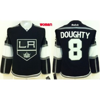 Kings #8 Drew Doughty Black Home Women's Stitched NHL Jersey Kings #8 Drew Doughty Black Home Women's Stitched NHL Jersey