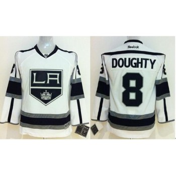 Kings #8 Drew Doughty White Road Stitched Youth NHL Jersey Kings #8 Drew Doughty White Road Stitched Youth NHL Jersey