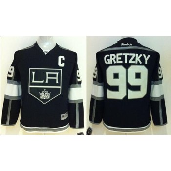 Kings #99 Wayne Gretzky Black Home Stitched Youth NHL Jersey Kings #99 Wayne Gretzky Black Home Stitched Youth NHL Jersey
